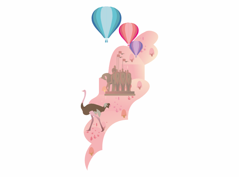 该地区的说明性照片