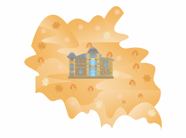 Bölgenin dekoratif görselleri